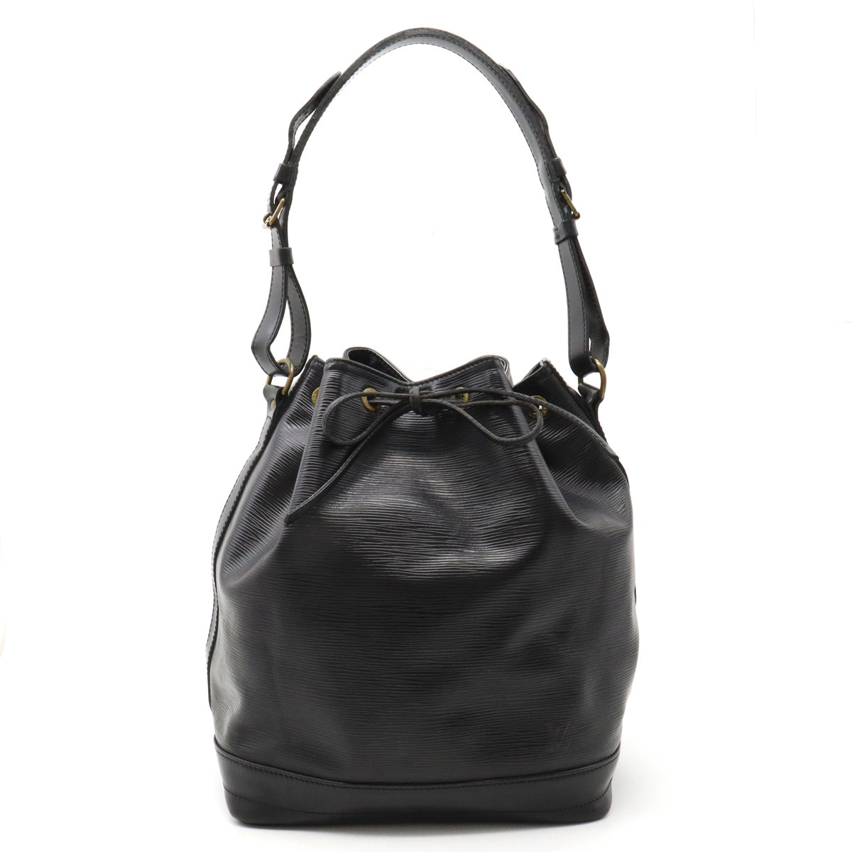 Louis Vuitton Epi Noe Shoulder Bag Shawl Leather Noir Black