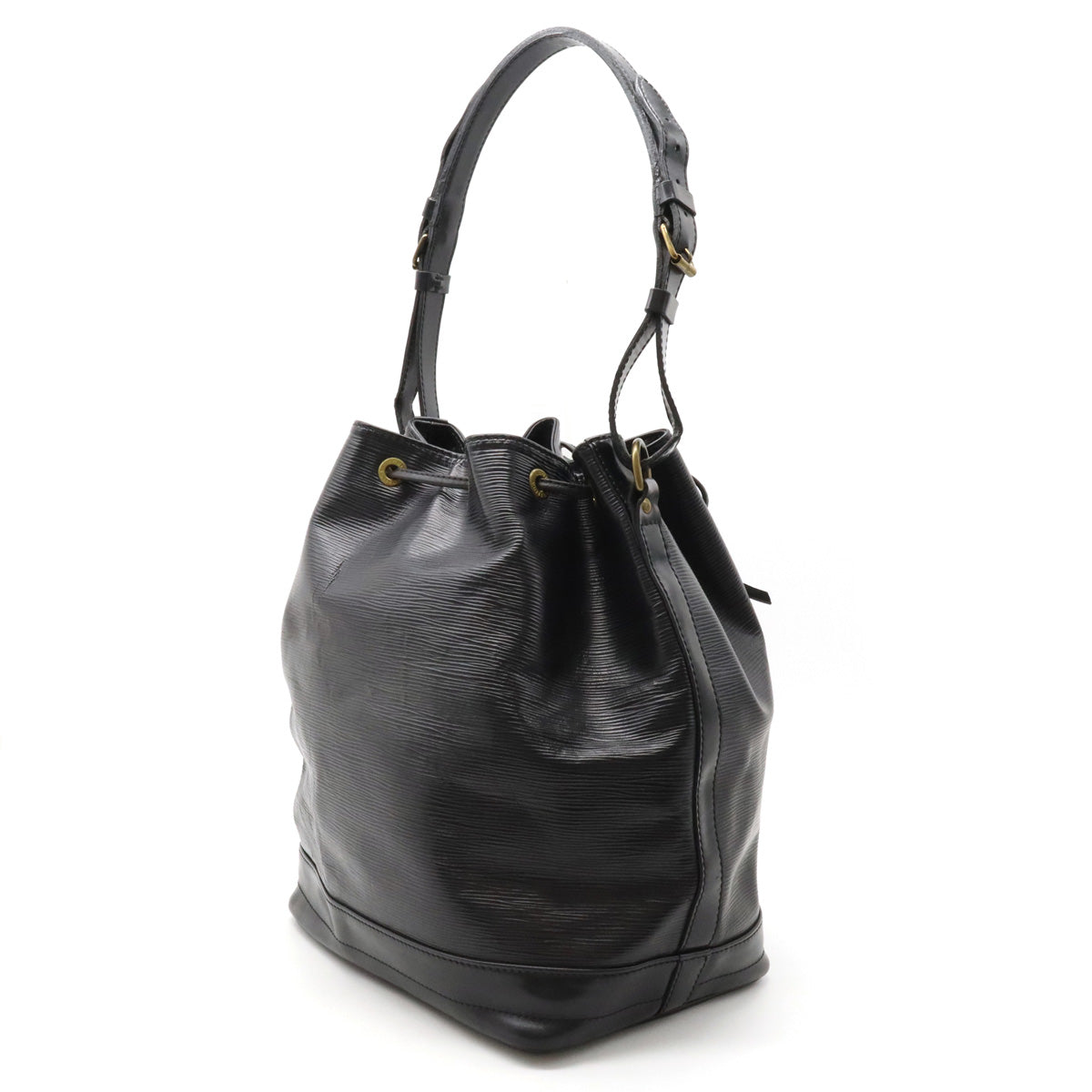 Louis Vuitton Epi Noe Shoulder Bag Shawl Leather Noir Black