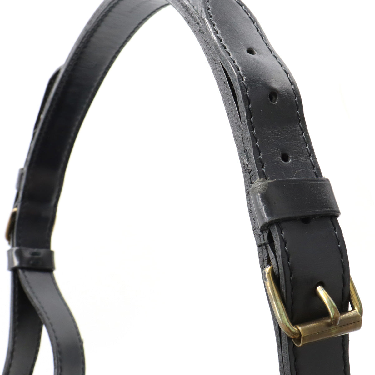 Louis Vuitton Epi Noe Shoulder Bag Shawl Leather Noir Black