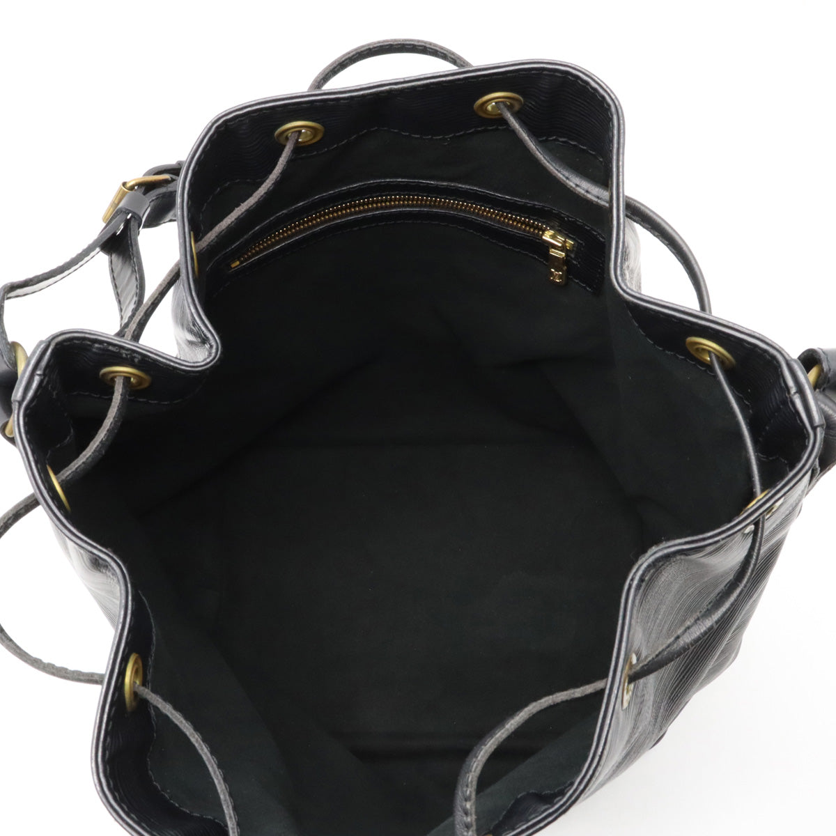 Louis Vuitton Epi Noe Shoulder Bag Shawl Leather Noir Black