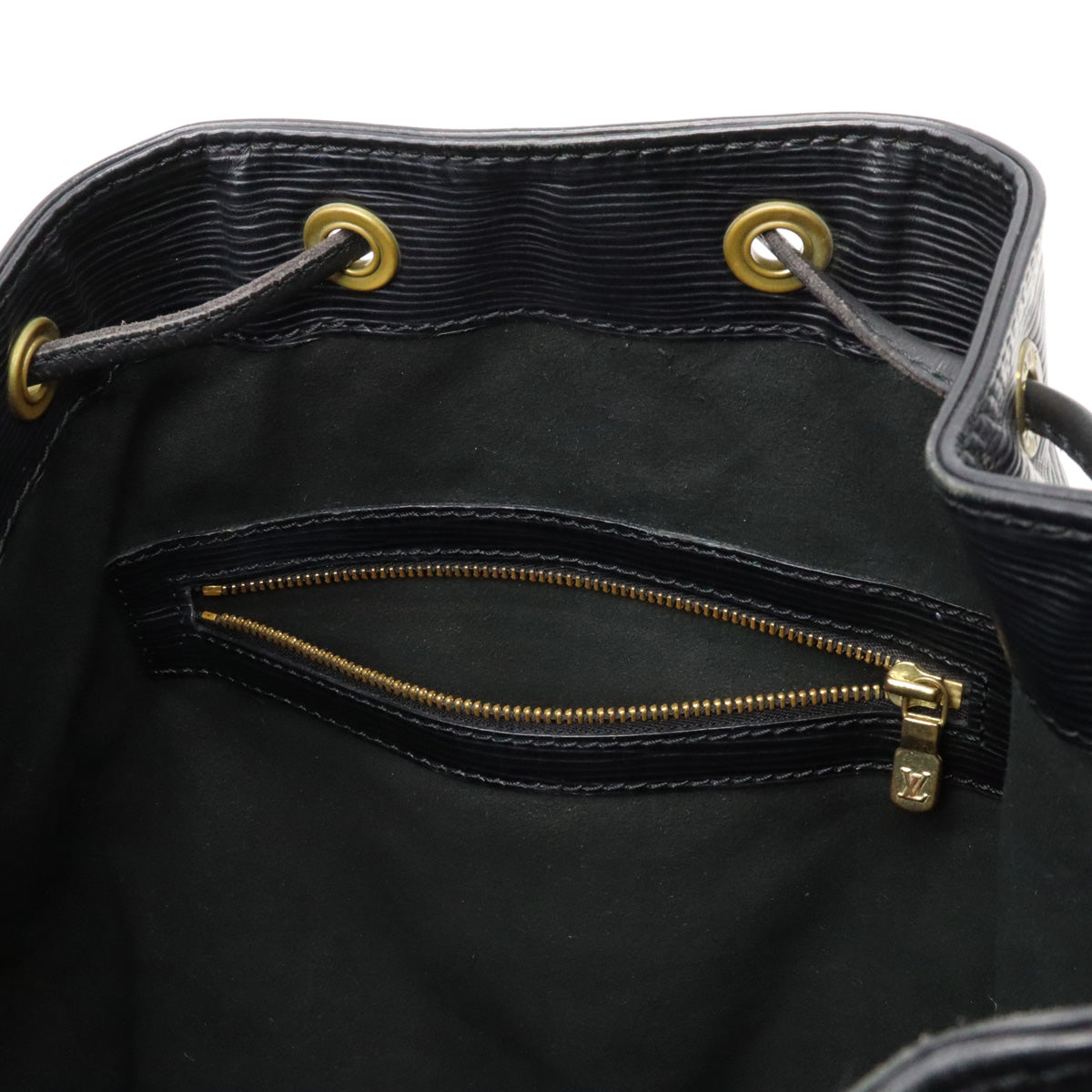Louis Vuitton Epi Noe Shoulder Bag Shawl Leather Noir Black