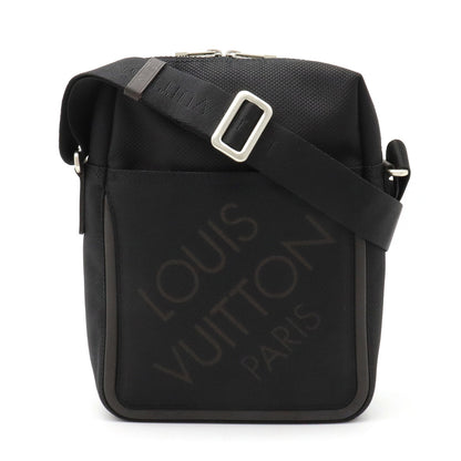 Louis Vuitton Damier jean Citadine Shoulder Bag Noir Black
