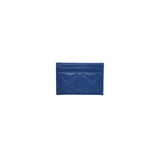 Chanel bag 19 Quilted Goatskin Card Holder Dark Blue