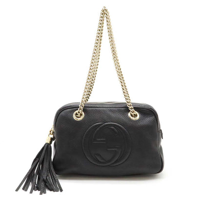 Gucci Leather Soho Interlocking G Chain Shoulder Bag 308983 Shoulder Bag