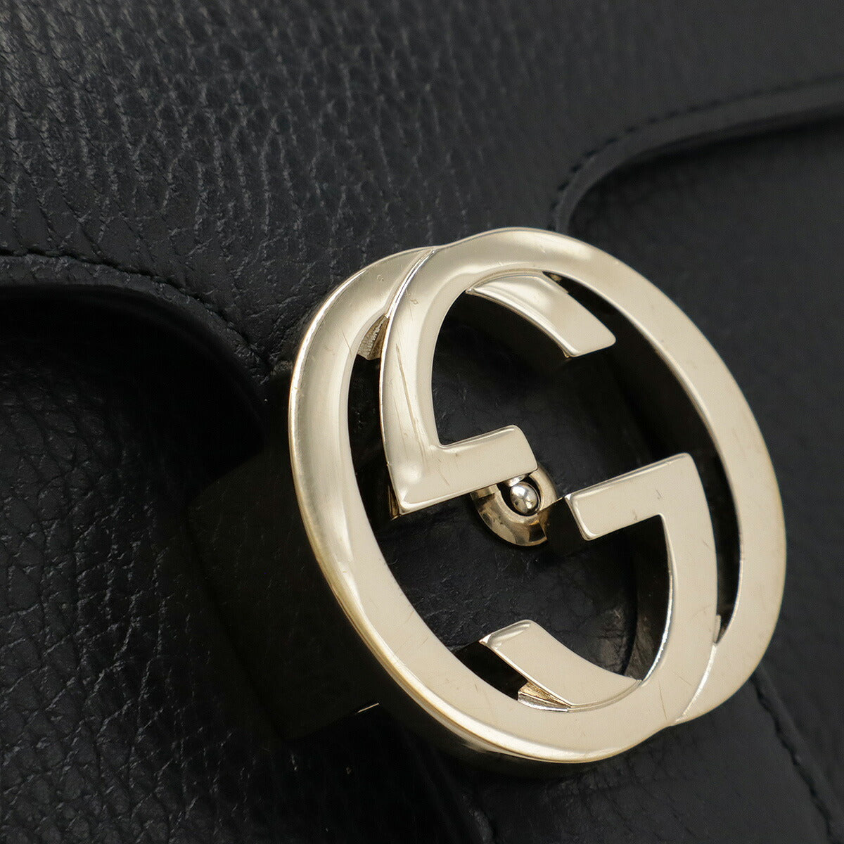 Gucci Interlocking G Leather 2way Handbag