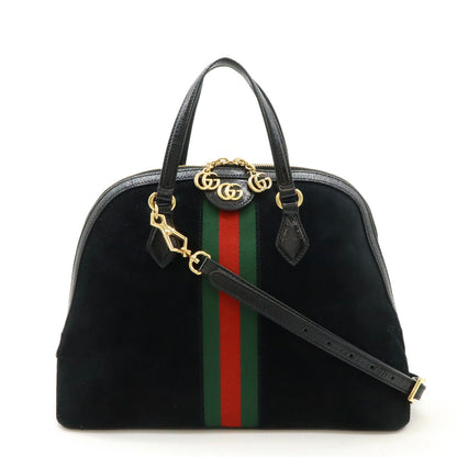 Gucci Suede Patent Leather Ophidia 2way Bag 524533