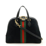 Gucci Suede Patent Leather Ophidia 2way Bag 524533
