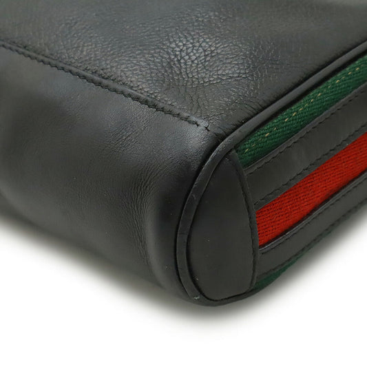 Gucci Old Gucci Sheline Line Leather Shoulder Bag