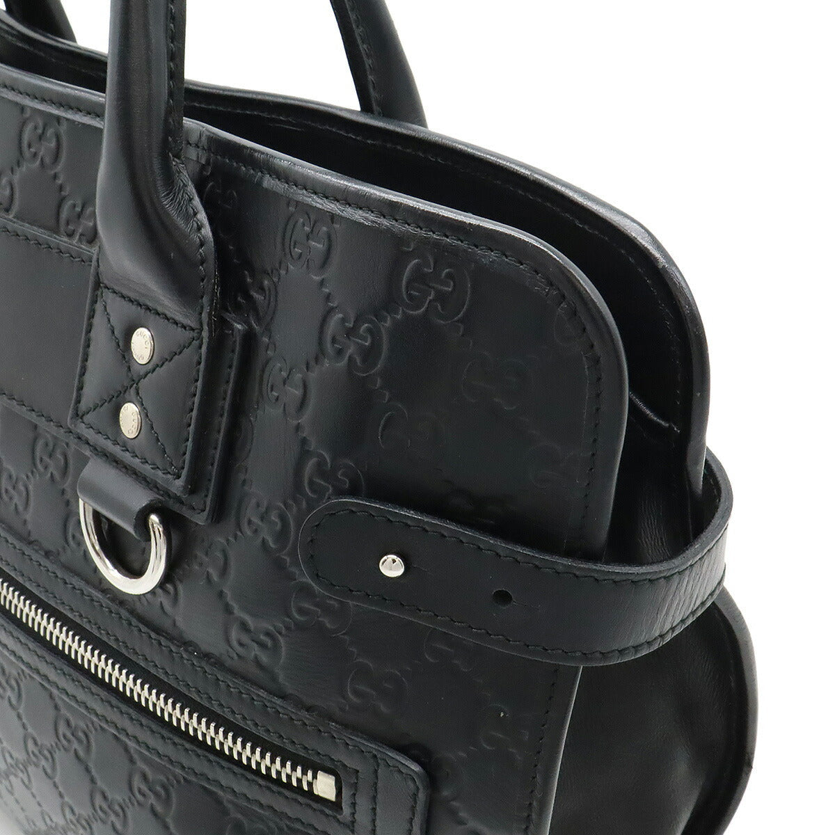 Gucci Guccissima Coated Leather Briefcase