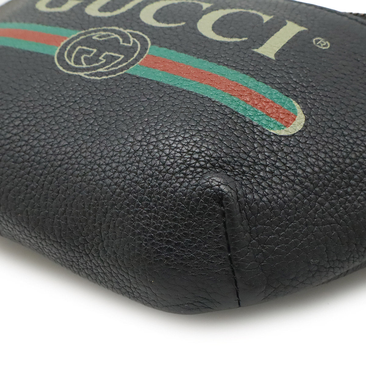 Gucci Gucci Print Leather Belt Bag