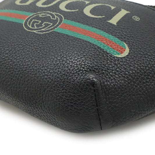 Gucci Gucci Print Leather Belt Bag