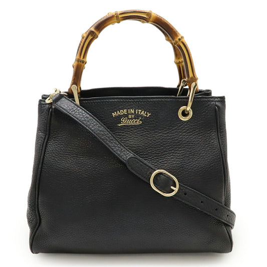 Gucci Bamboo Leather 2way Bag