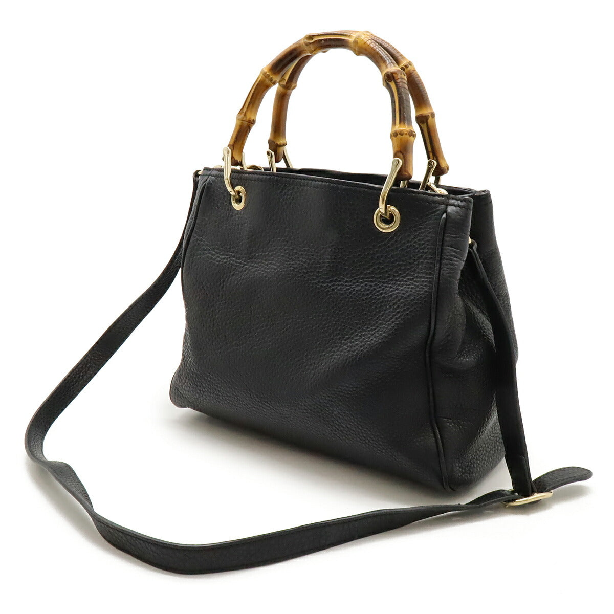 Gucci Bamboo Leather 2way Bag