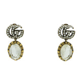 Gucci Double G Crystal Earrings