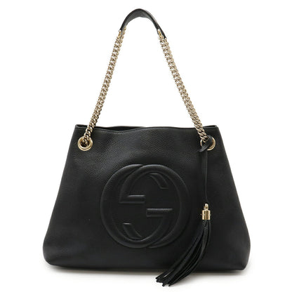 Gucci Soho Interlocking G Leather Tote Bag