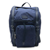 Gucci GG Nylon Leather Backpack