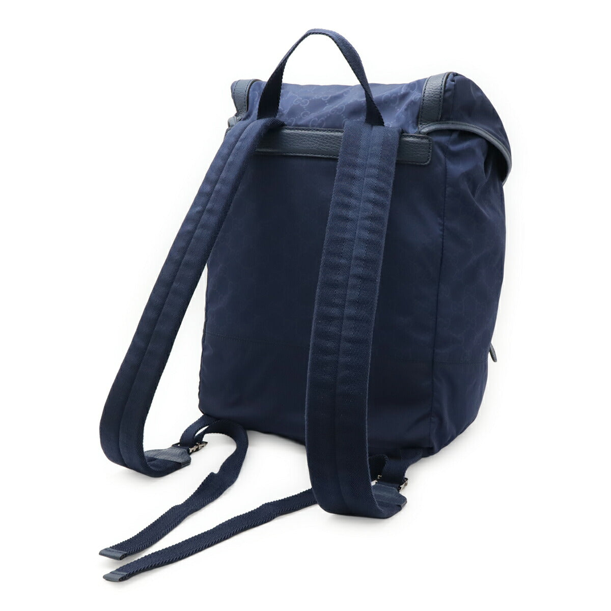 Gucci GG Nylon Leather Backpack