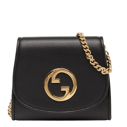 Gucci Interlocking G Blondie Leather 2way Shoulder Bag
