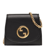 Gucci Interlocking G Blondie Leather 2way Shoulder Bag