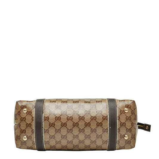 Gucci Abbey GG Crystal PVC Tote Bag