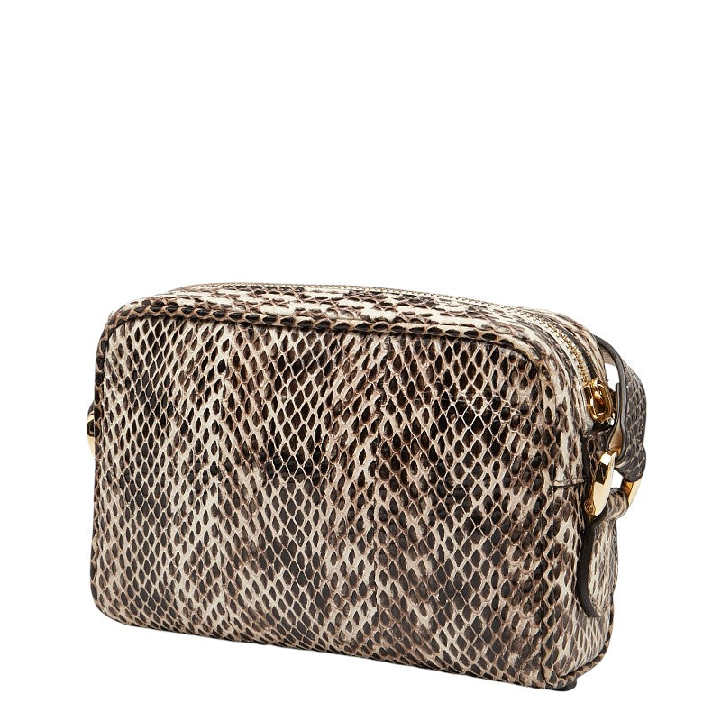 Gucci GG Marmont Python Shoulder Bag