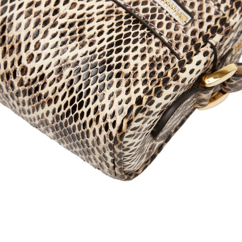 Gucci GG Marmont Python Shoulder Bag