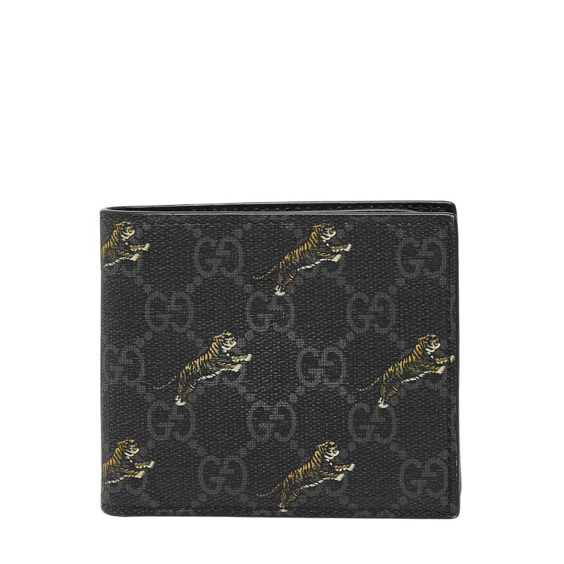Gucci GG Supreme Tiger PVC Leather Wallet