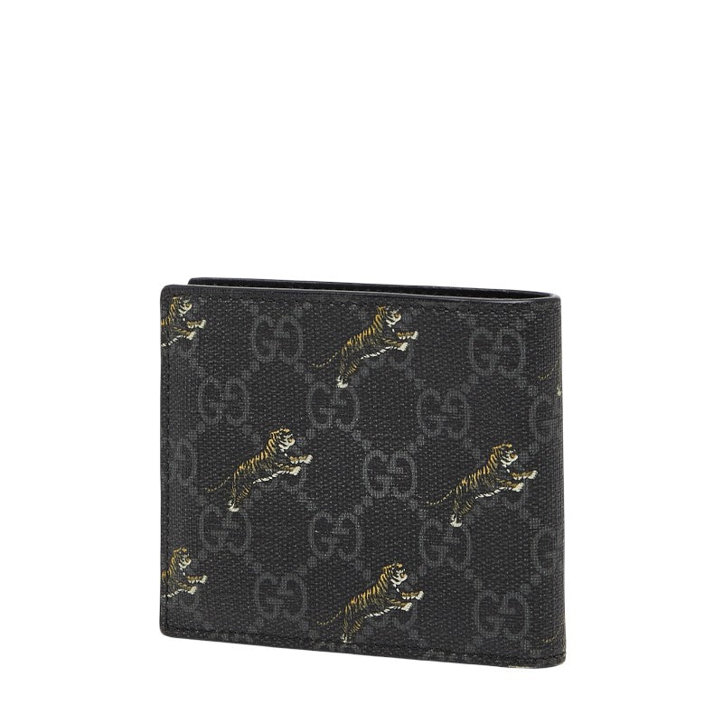 Gucci GG Supreme Tiger PVC Leather Wallet