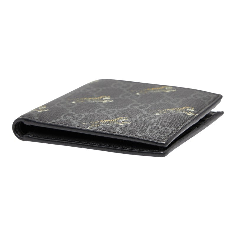 Gucci GG Supreme Tiger PVC Leather Wallet