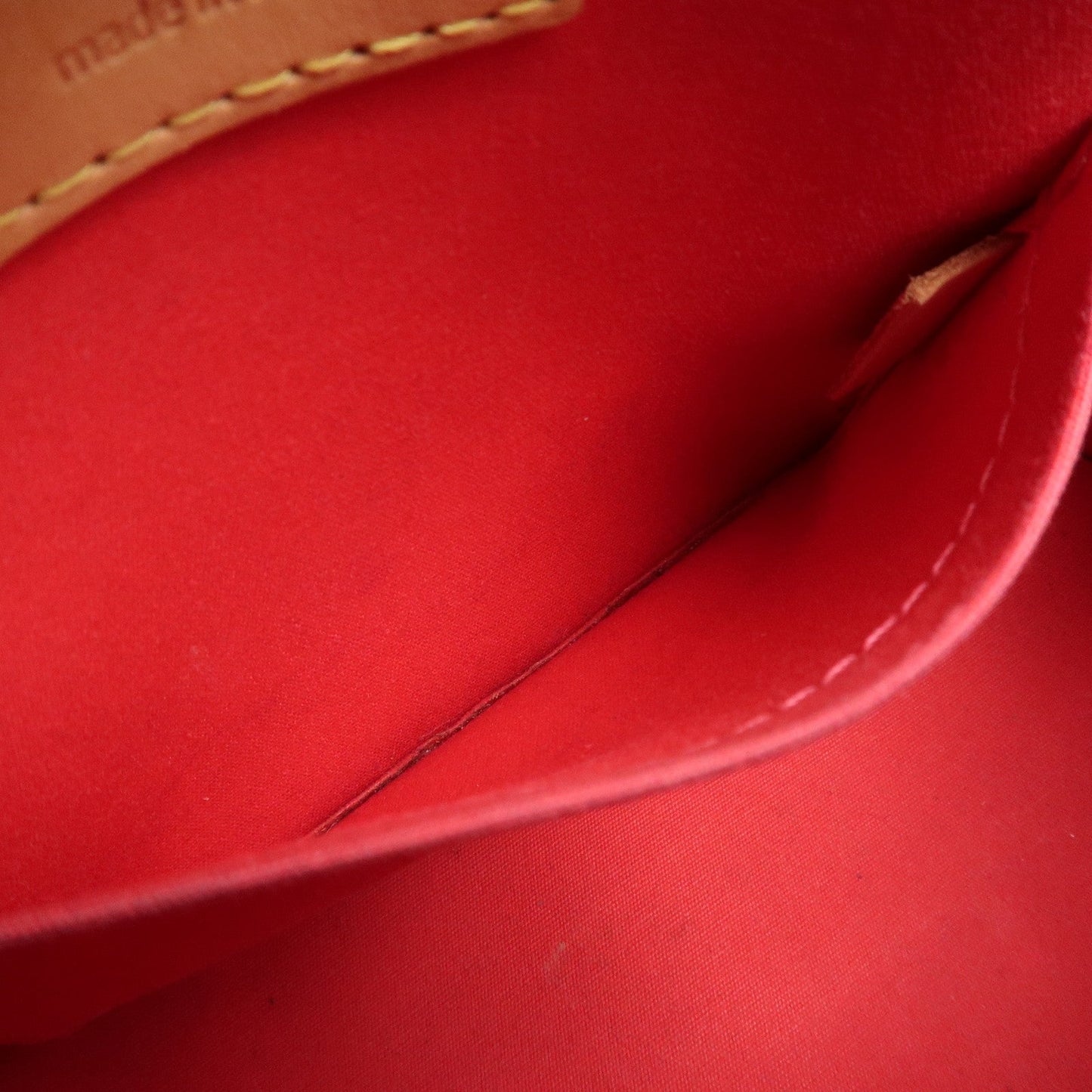 Louis Vuitton Monogram Vernis Alma BB 2Way Bag Rose Indien M91771