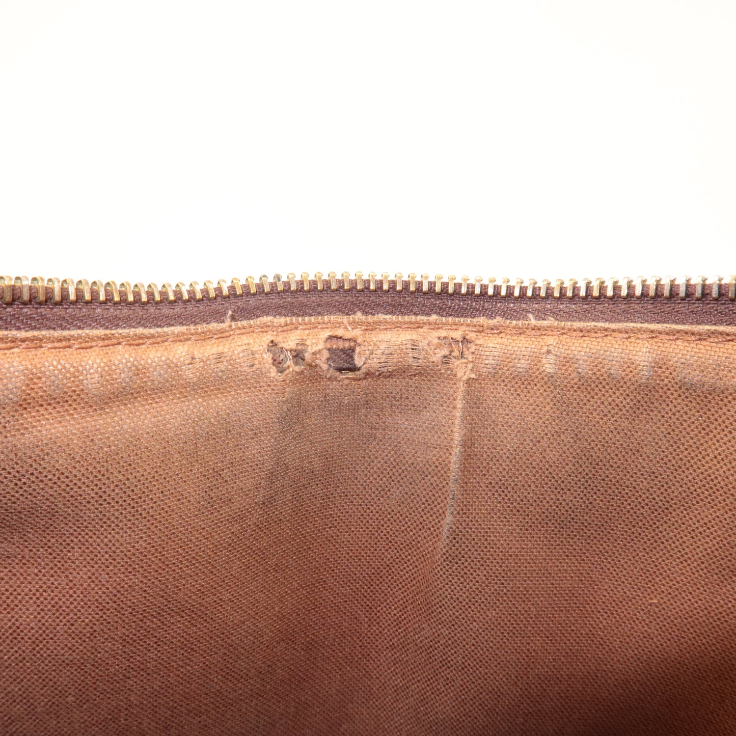 Louis Vuitton Monogram Odeon MM Shoulder Bag Brown M56389