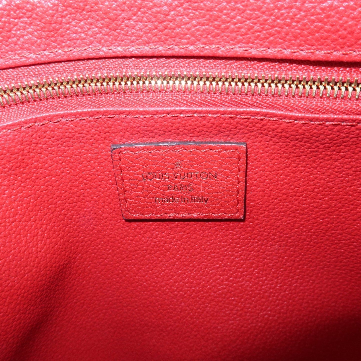Louis Vuitton Monogram Pallas Beauty Case Brown Red M64123