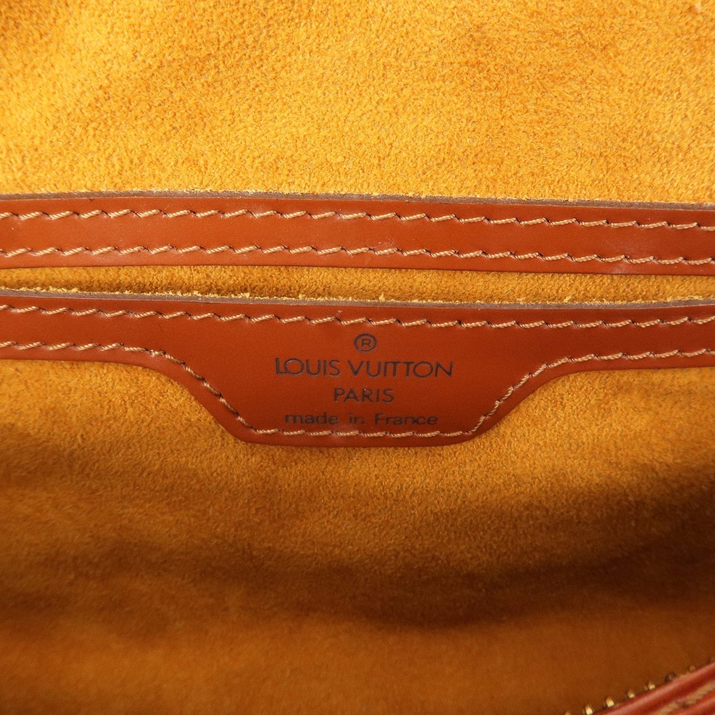 Louis Vuitton Epi Soufflot Shoulder Bag Kenya Brown M52223