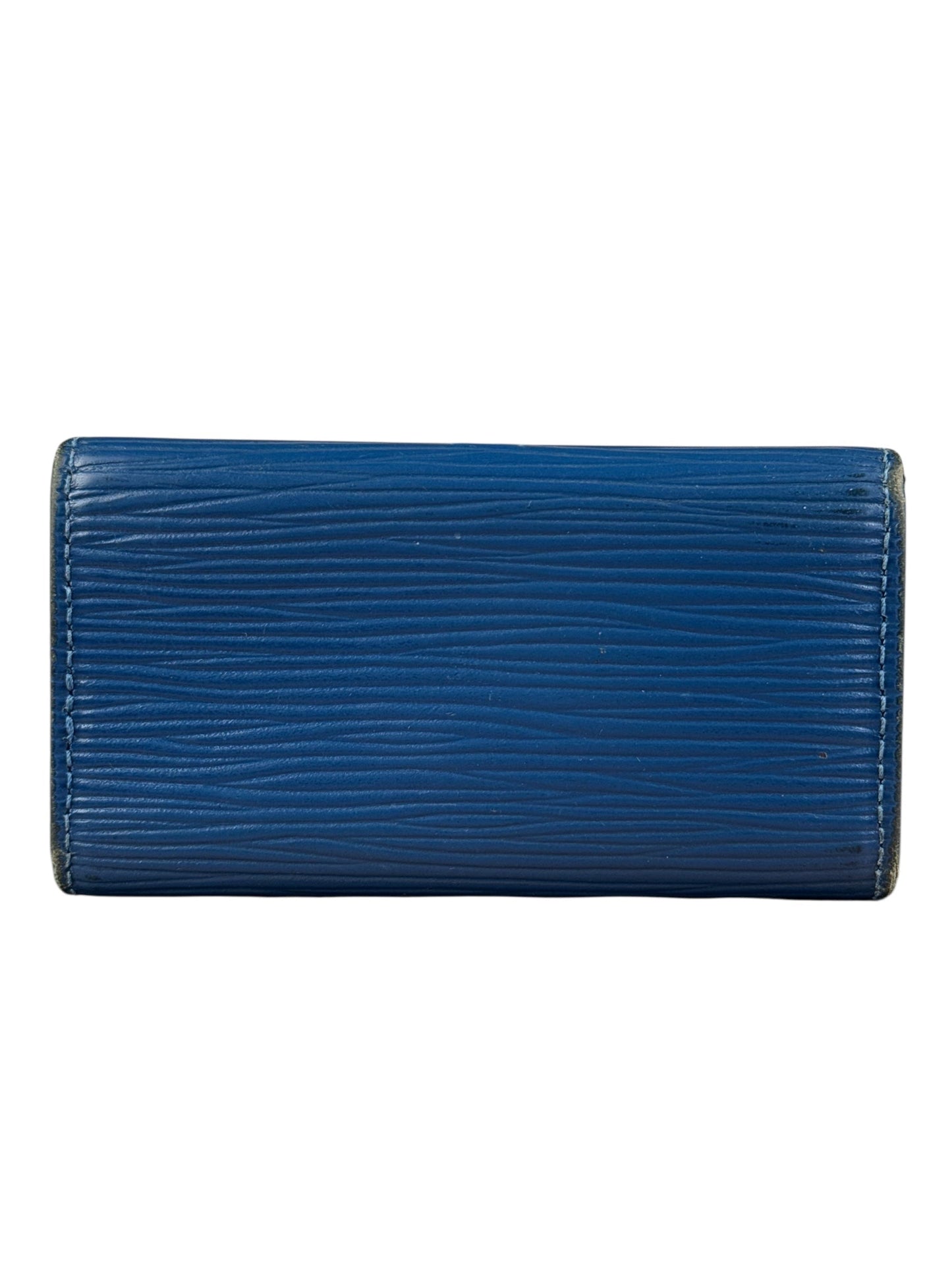 Louis Vuitton Blue Epi Keyholder