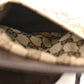 Amelia GG Monogram Double Pocket Belt Bag Dark Brown