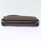 Louis Vuitton Pochette Accessoire  Canvas Clutch Bag