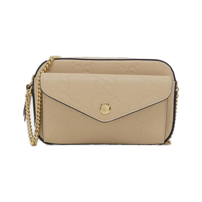 Gucci GG Leather Shoulder Bag