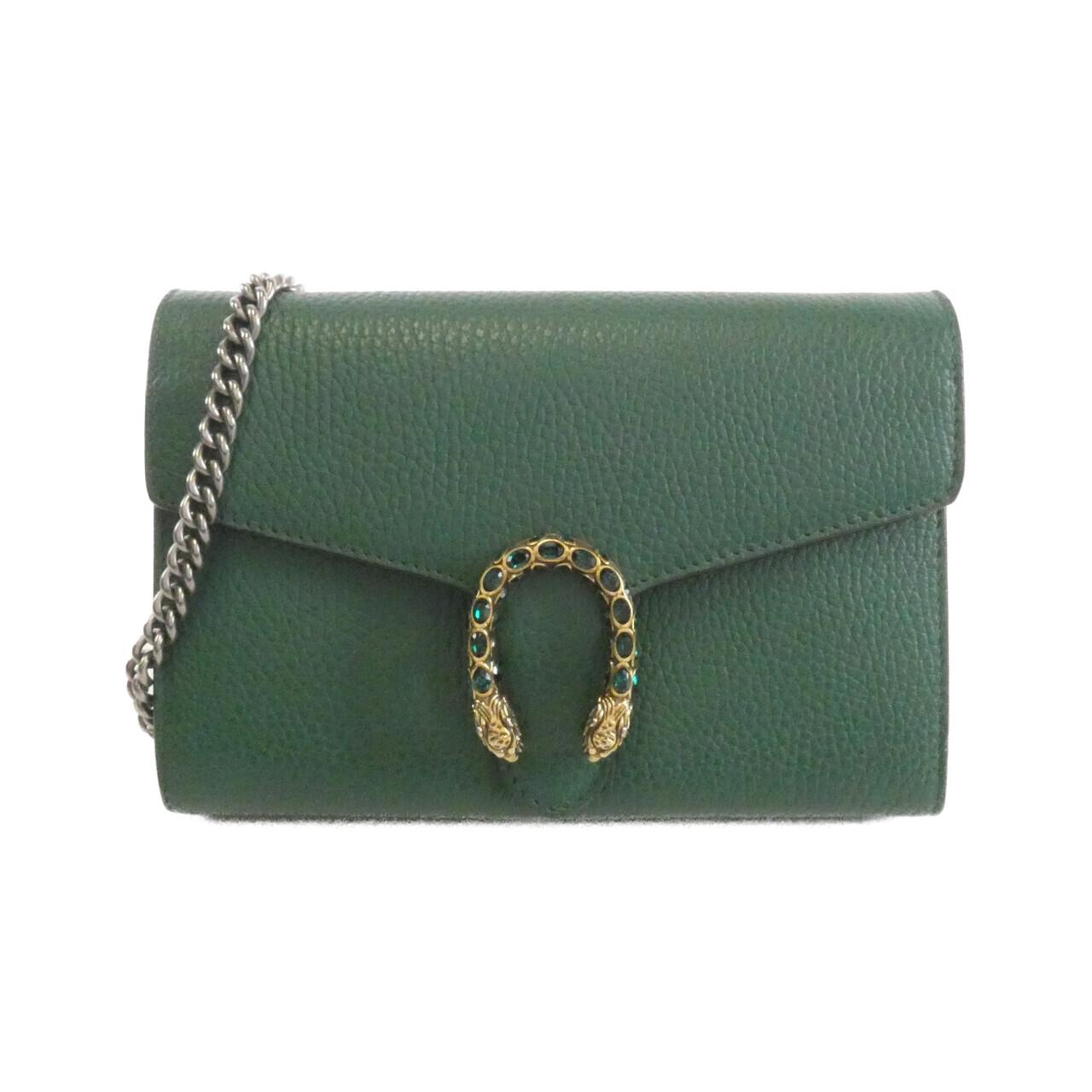 Gucci Dionysus Leather Chain Wallet