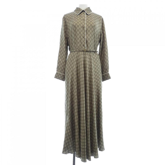 Gucci GG Silk Twill Dress