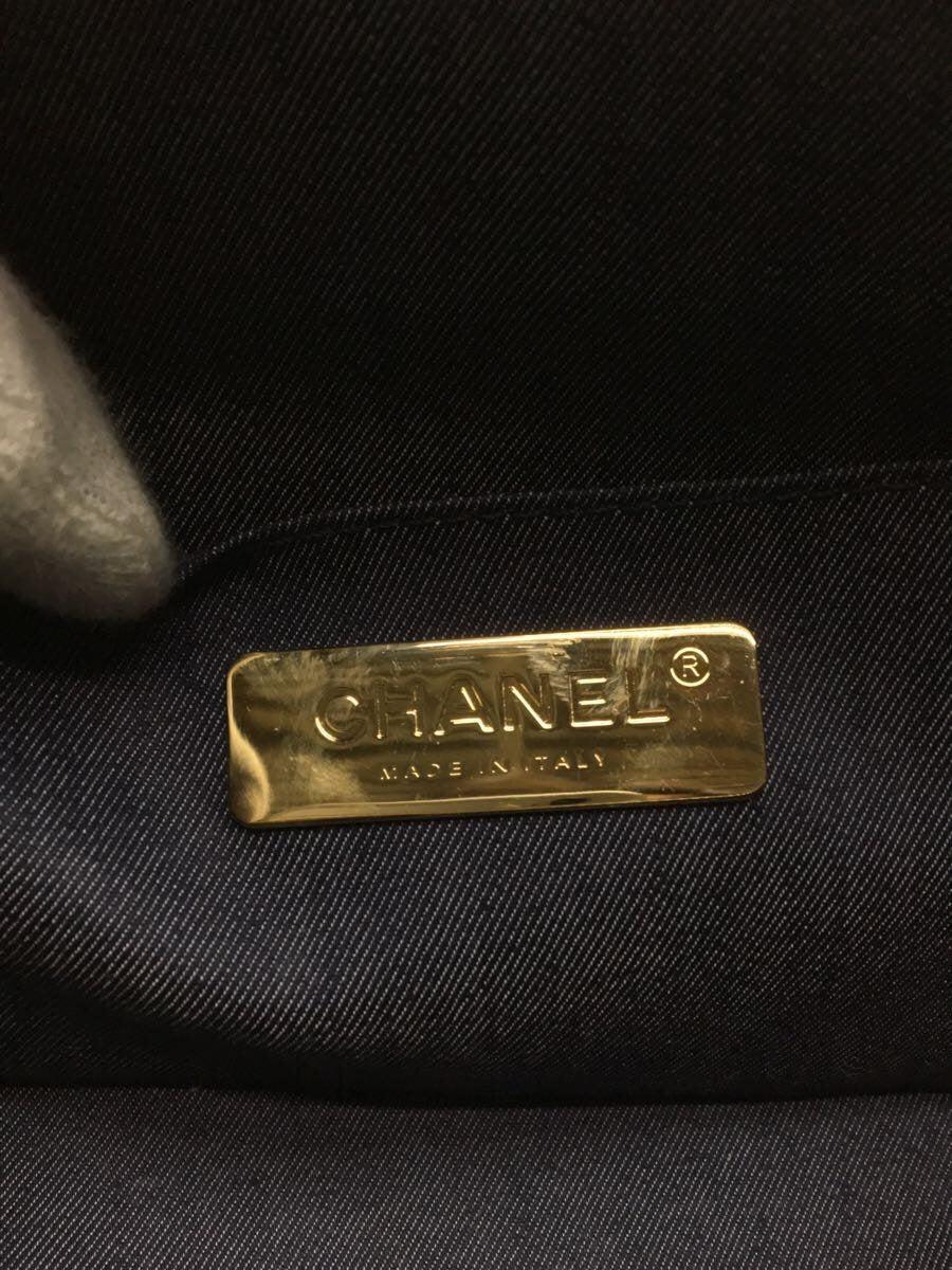 Chanel Leather Chain Shoulder Bag Beige