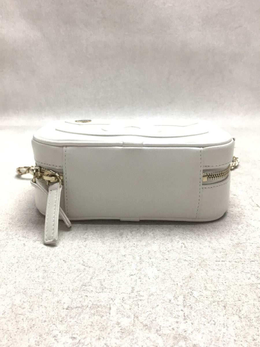 Chanel Leather Chain Shoulder Bag Beige