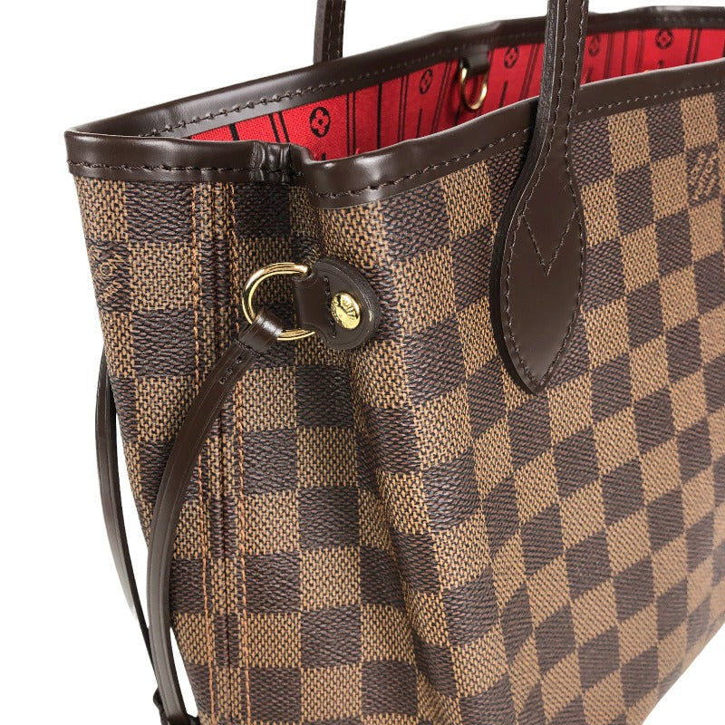 Louis Vuitton Neverfull PM  Damier Canvas Tote Bag