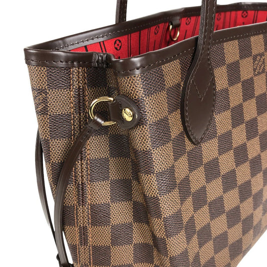Louis Vuitton Neverfull PM  Damier Canvas Tote Bag