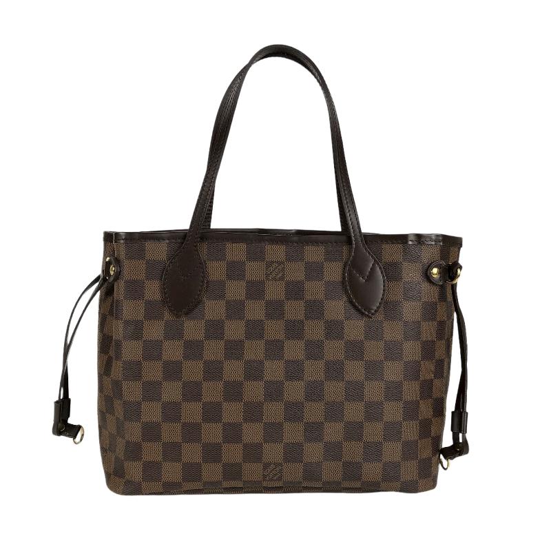 Louis Vuitton Neverfull PM  Damier Canvas Tote Bag