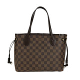 Louis Vuitton Neverfull PM  Damier Canvas Tote Bag