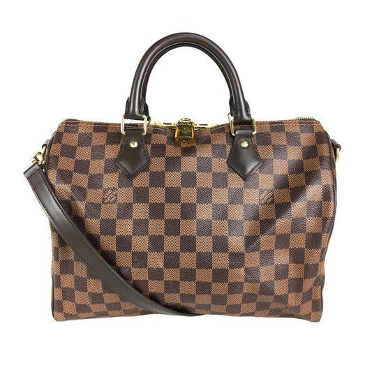 Louis Vuitton Speedy Bandouliere 30 Damier Ebene Handbag