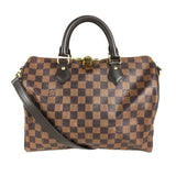 Louis Vuitton Speedy Bandouliere 30 Damier Ebene Handbag