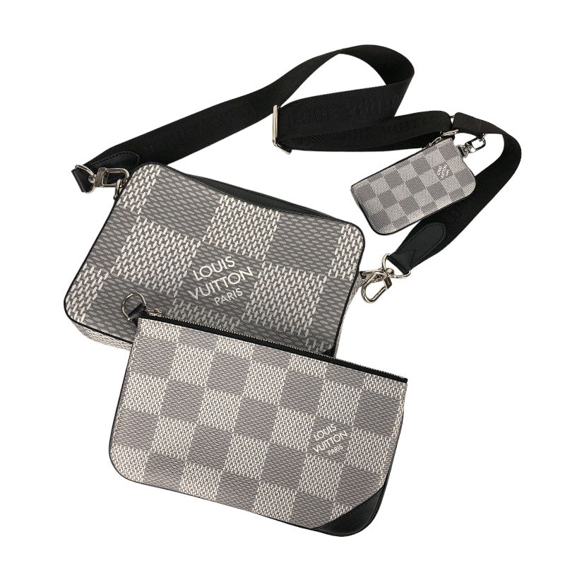 Louis Vuitton Trio Messenger Damier Graphite Shoulder Bag