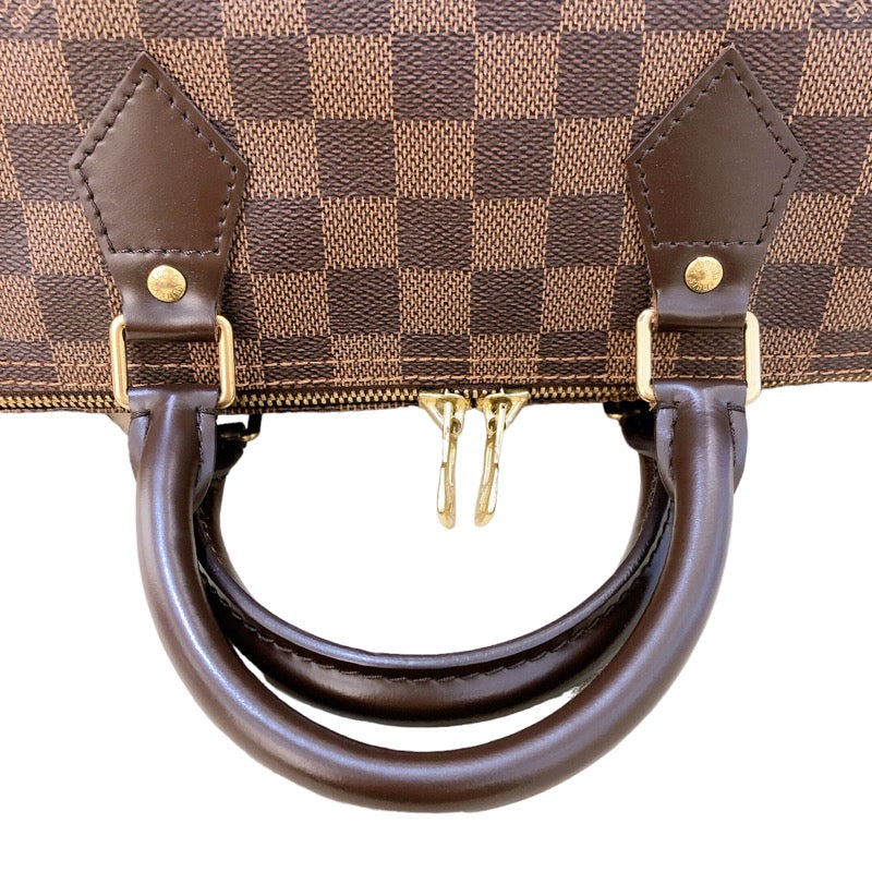 Louis Vuitton Speedy Bandouliere Damier Ebene Boston Bag