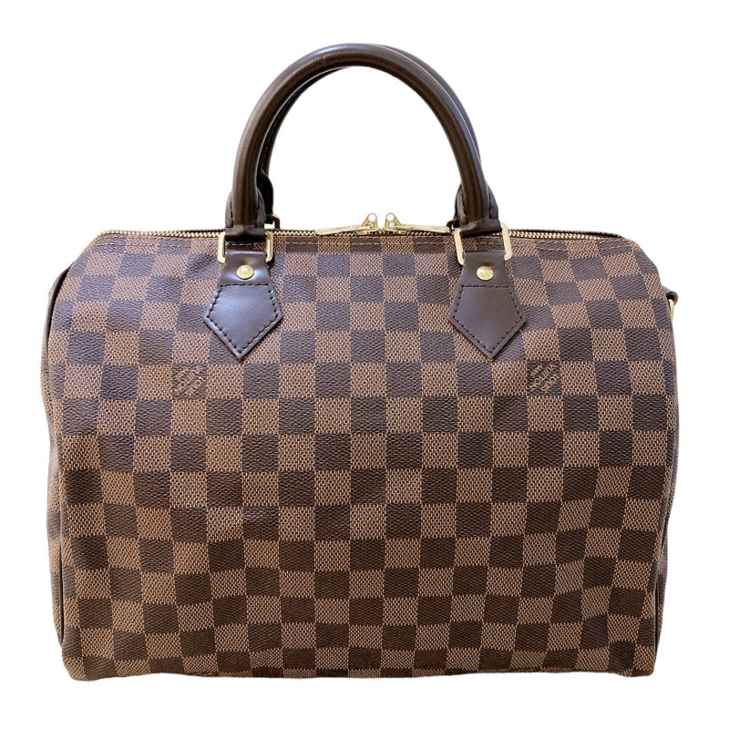 Louis Vuitton Speedy Bandouliere Damier Ebene Boston Bag